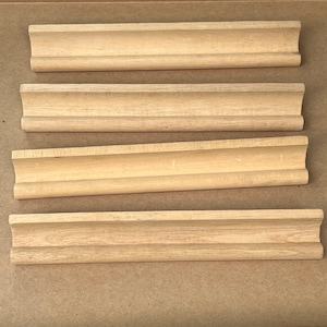 Set aus 4 Scrabble-Holzfliesen-Tabletts