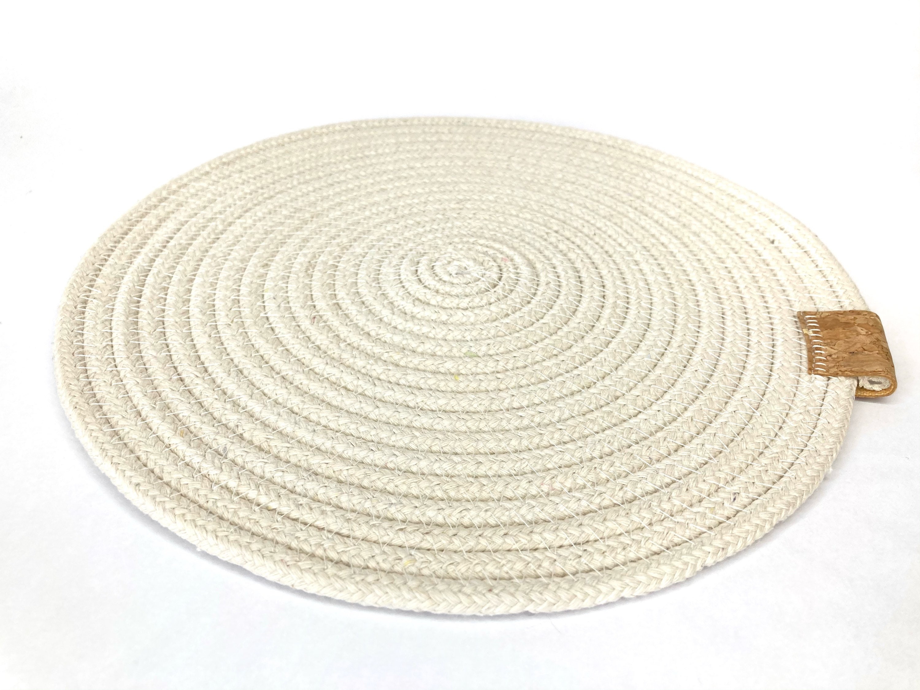 4 Rope and Cork Placemats / Table Mats and Coasters Set of 4 Etsy