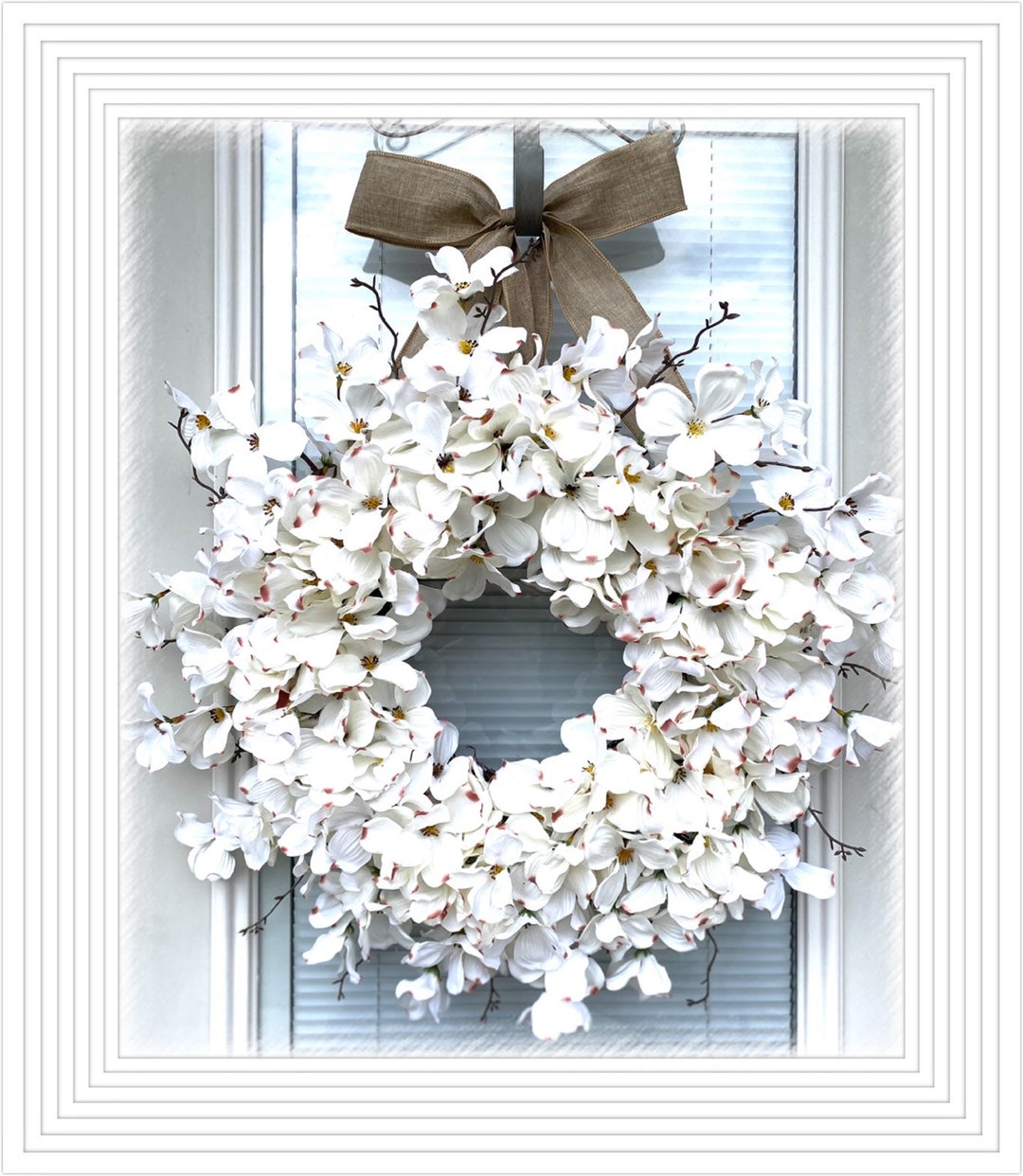 Natural Dogwood Wreath Wreath for Your Front Door  20