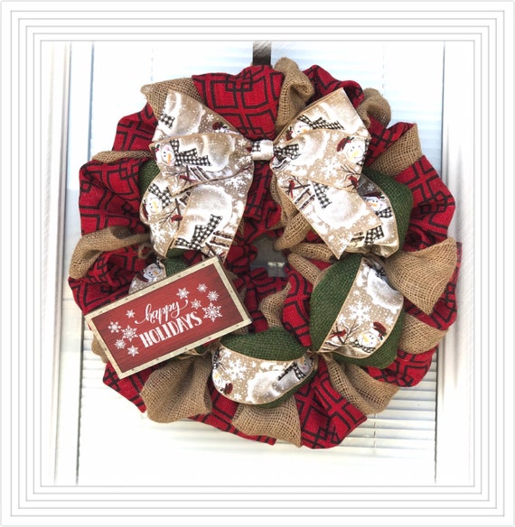 HAPPY HOLIDAYS WREATH LARGE Happy Holidays Poster 20