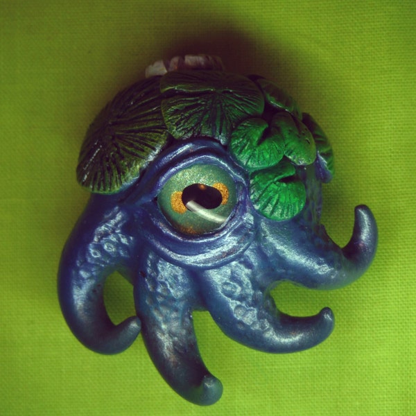 Pendant Creature with Lily Pads