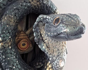 Wąż Zawsze Oryginalna Rzeźba