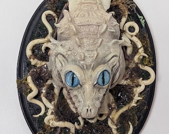 Oryginalna rzeźba CrocoSquid