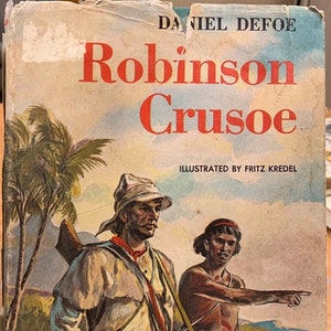 Robinson Crusoe by Daniel Defoe, 1945
