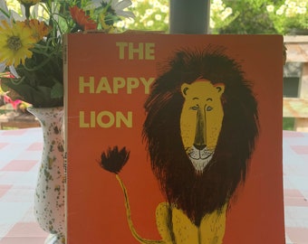 SALE - The Happy Lion by Louise Fatio, 1954
