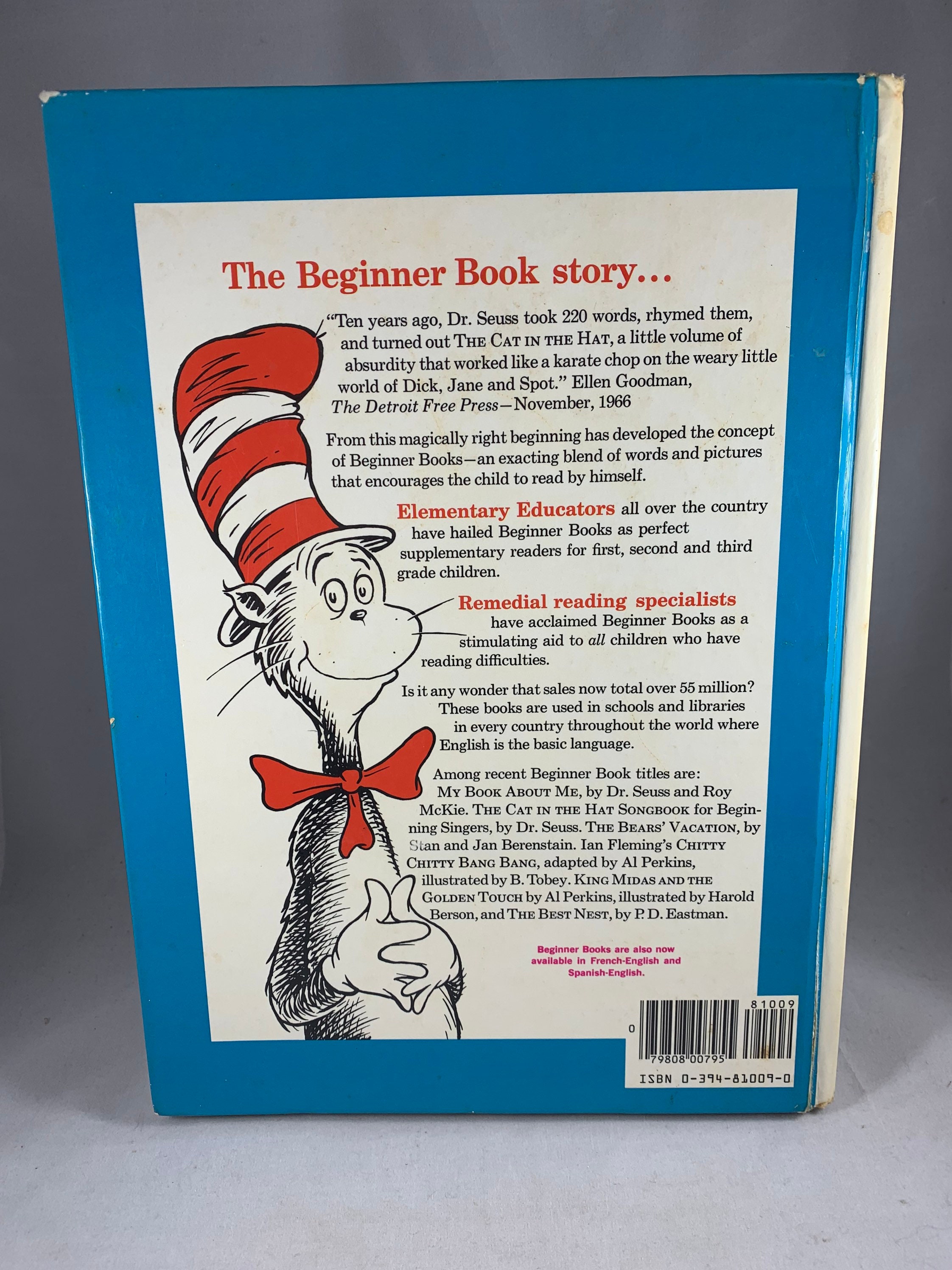 The Cat in the Hat Beginner Book Dictionary by the Cat himself Etsy