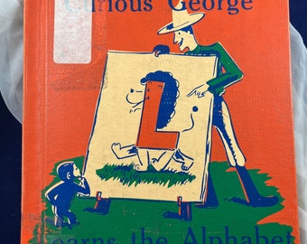Curious George Learns The Alphabet by H.A. Rey, 1963