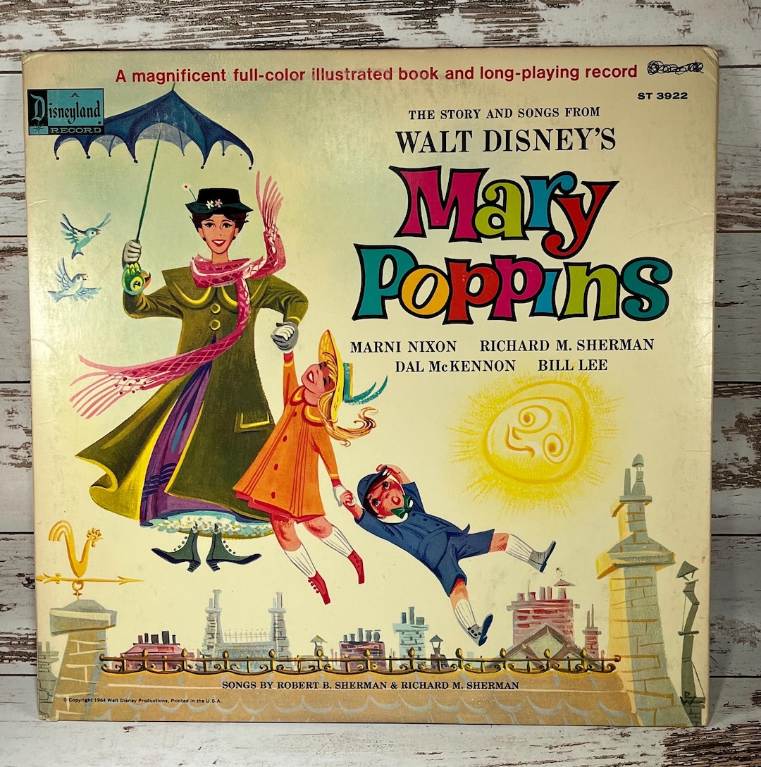 Walt Disney's Mary Poppins Story and Songs, Book and Long