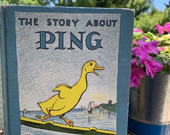 SALE - The Story About Ping by Marjorie Flack and Kurt Wiese, 1933