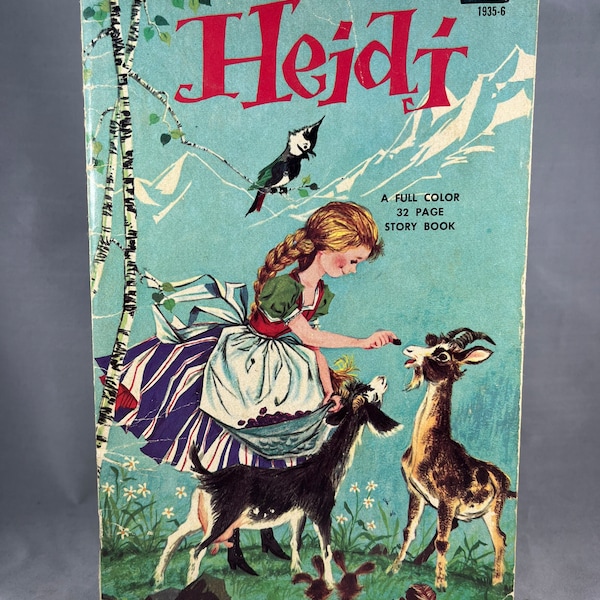 Heidi, 1955 Ottenheimer Publisher Happiness Story Book