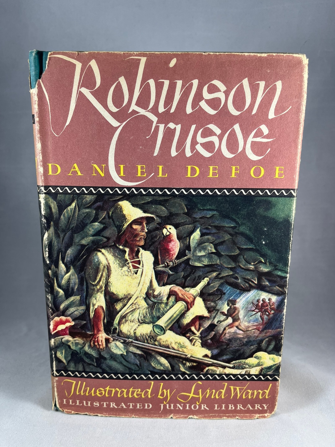 The Adventures of Robinson Crusoe by Daniel Defoe, 1946 Illustrated ...