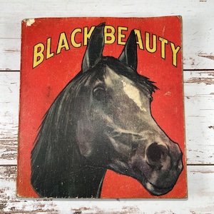 Rare Black Beauty by Anna Sewell, 1934 Saalfield Publishing