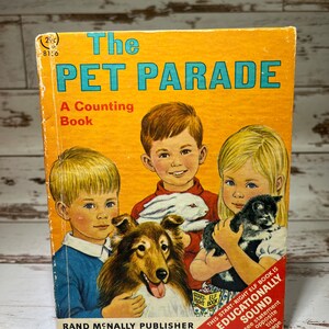 The Pet Parade by Mary Phraner Warren, A Counting Book Start Right Elf Book 1969