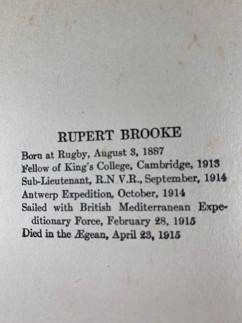 The Collected Poems of Rupert Brooke image 5