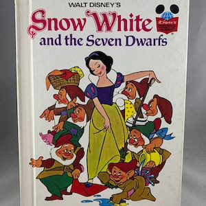 Disney Snow White and the Seven Dwarfs, 1973 Book Club Edition