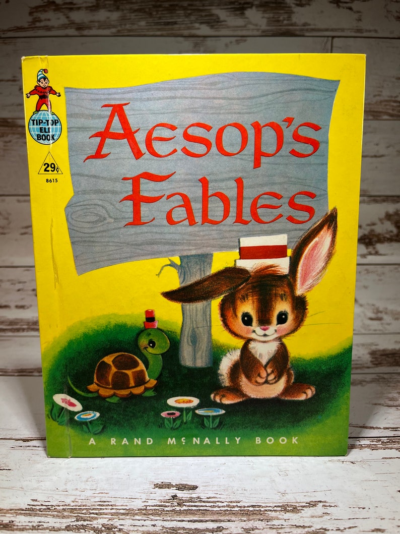 Aesop’s Fables, Rand Mcnally Tip-top Elf Book, 1952 - Etsy