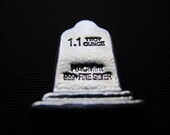 HACMint 1.1 oz 999 Fine Silver TOMBSTONE Hand Poured Bar