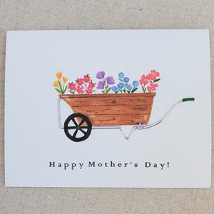 Mother&#39;s Day card, Happy Mother&#39;s day card, Mother&#39;s day greeting card, Floral Mother&#39;s day greeting card