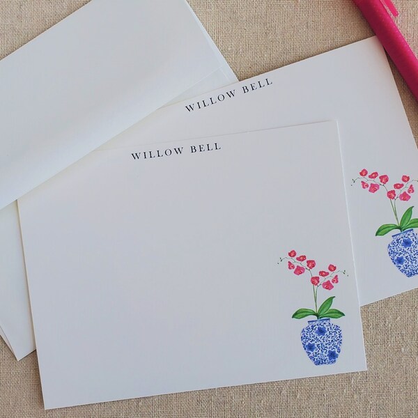 Flat Note Cards Etsy