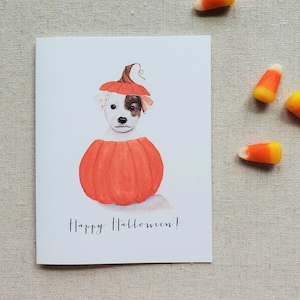 Halloween Greeting card, Halloween card, Happy Halloween card image 1