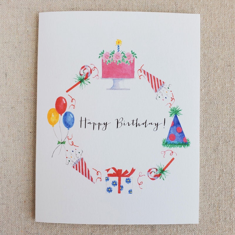 Folded Birthday Card Etsy