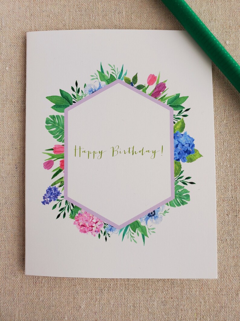 Birthday Note Card Set Set of 8 Variety Pack of Birthday Etsy