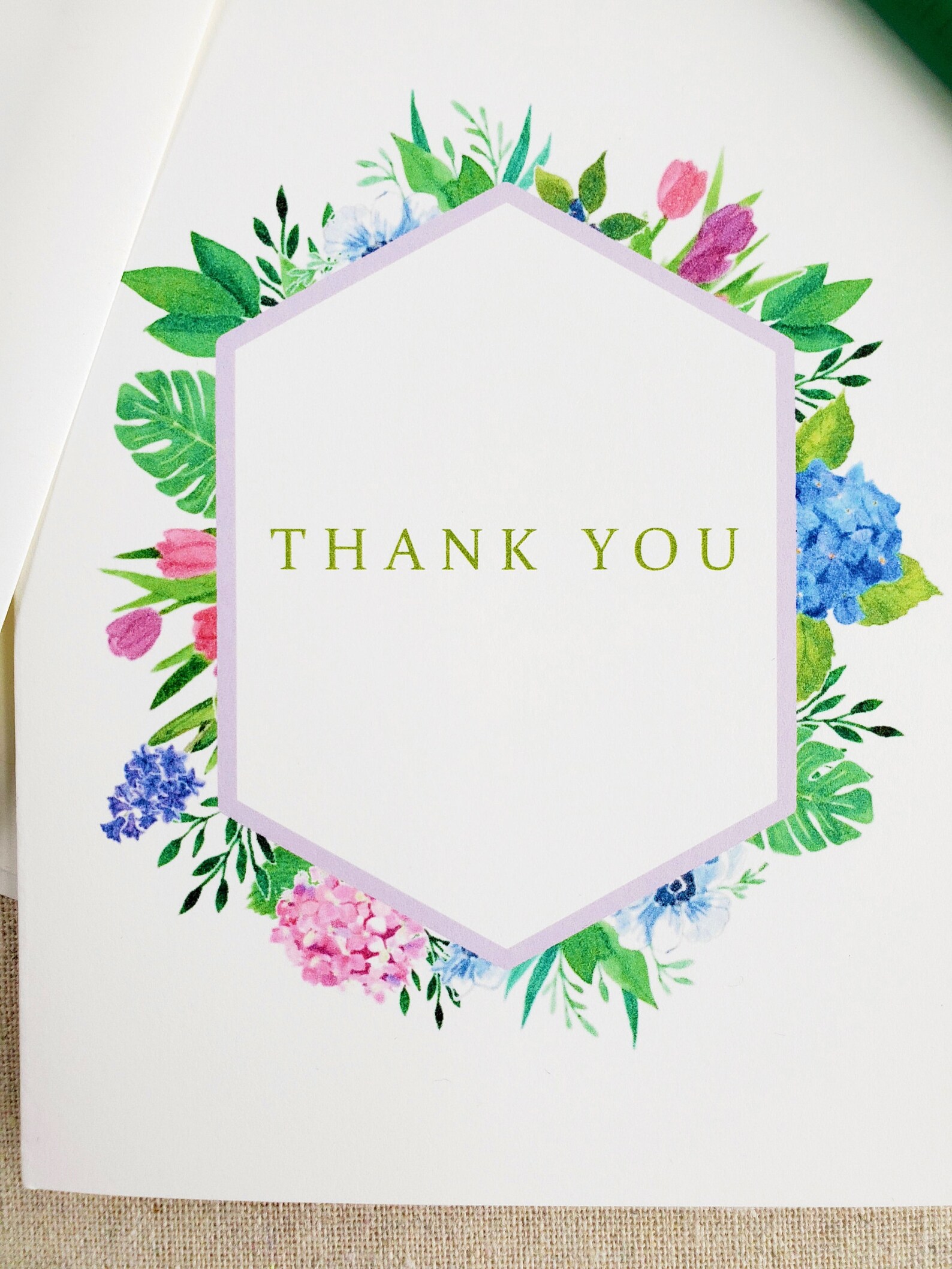 Thank You Note Card Set Set of 8 Variety Pack of Thank You Etsy