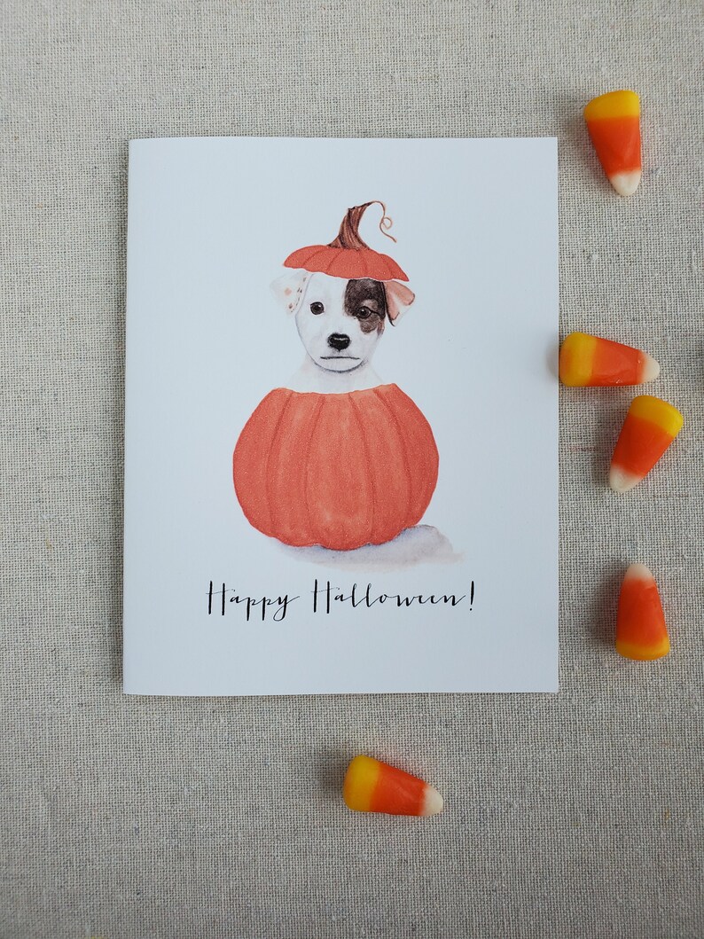 Halloween Greeting card, Halloween card, Happy Halloween card image 6