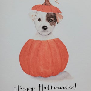 Halloween Greeting card, Halloween card, Happy Halloween card image 4