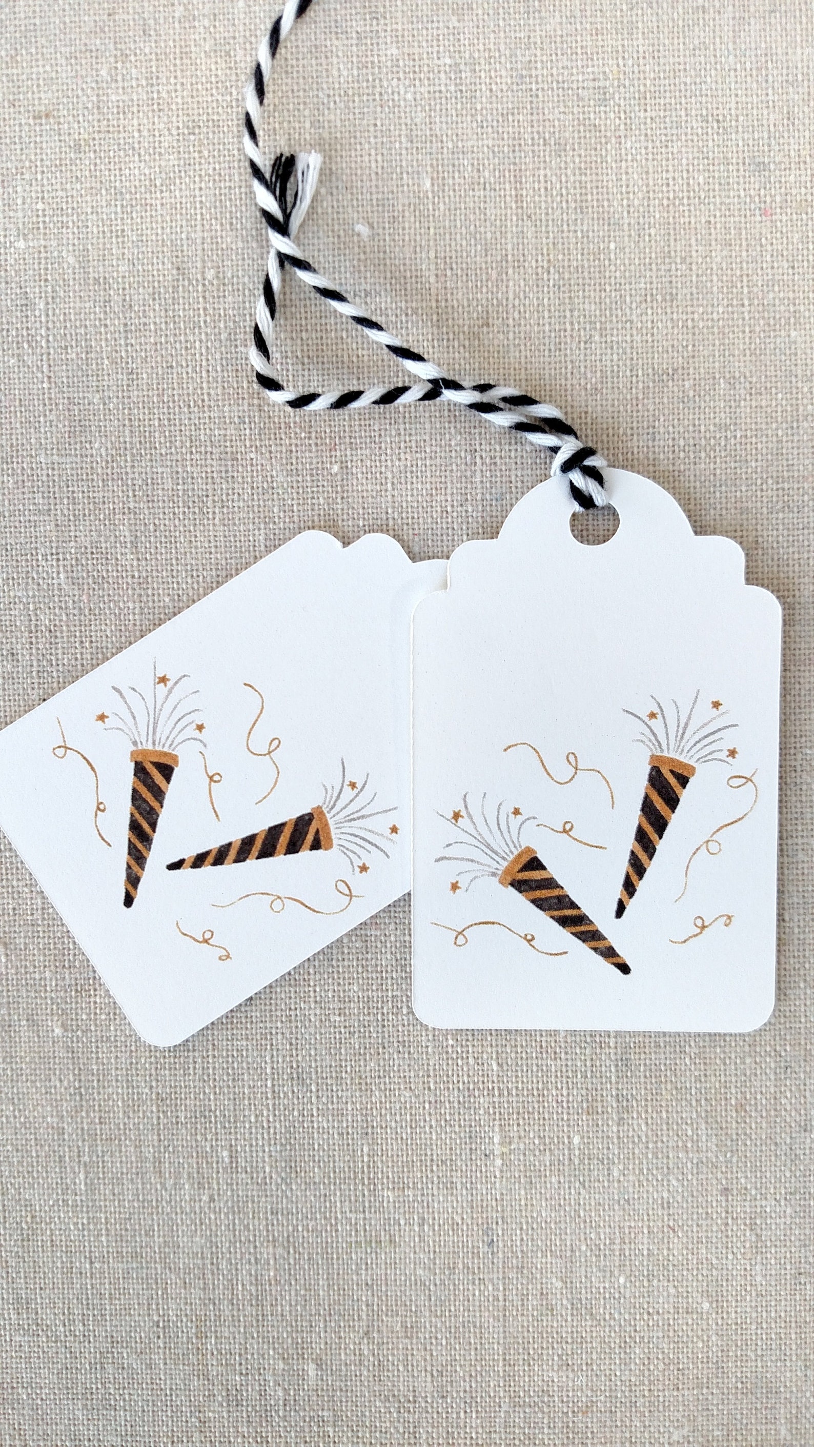 New Year&#039;s gift tags holiday tags party favor tags | Etsy
