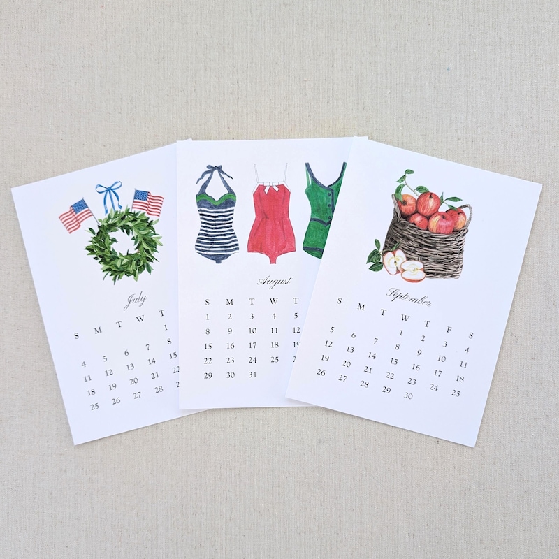 Calendar Note Example Pink Calendar for Work - Etsy