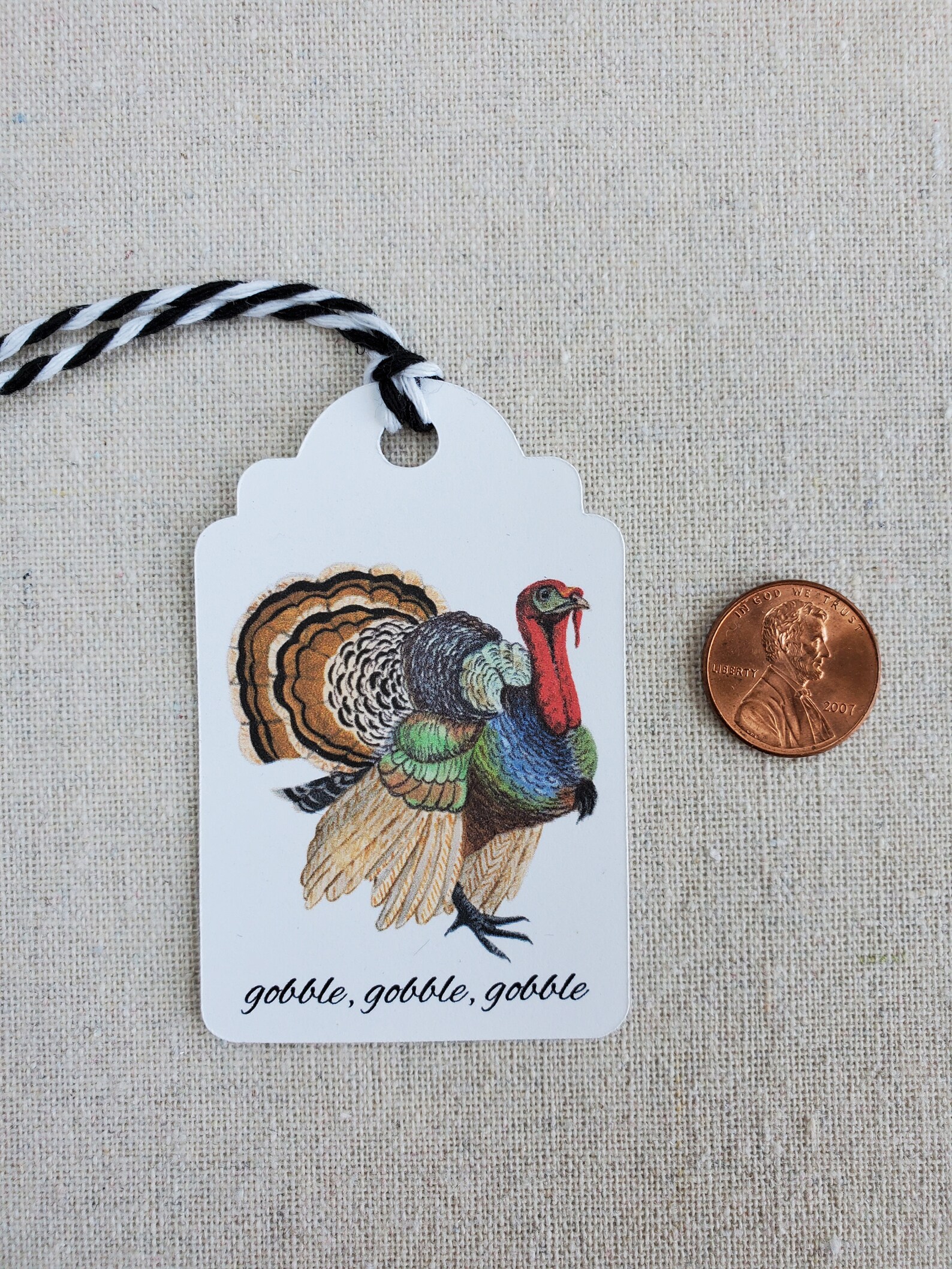 Thanksgiving turkey gift tags Autumn gift tags fall gift Etsy