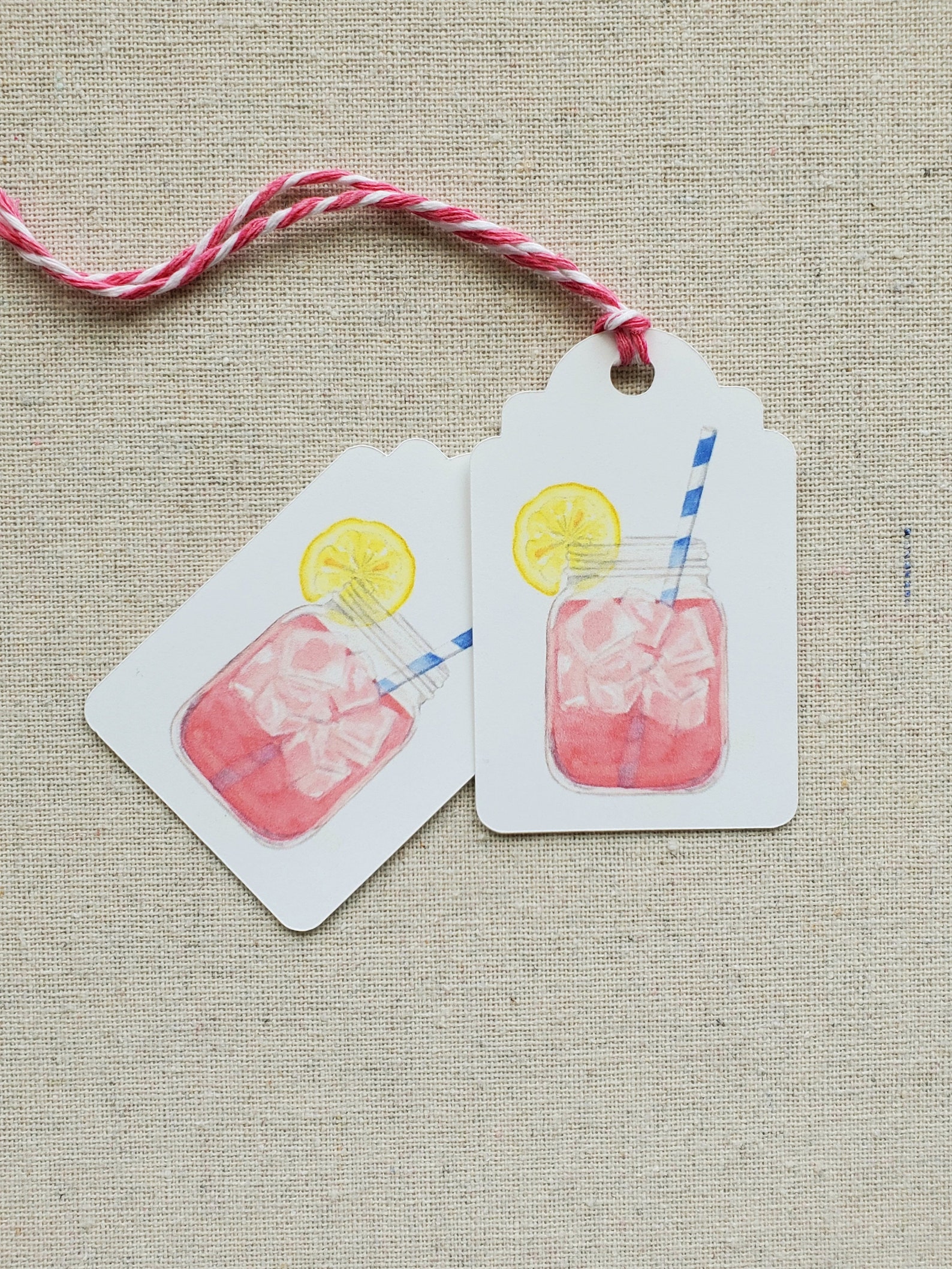 Lemonade Gift Tags Pink Lemonade Tags All Occassion Gift Etsy