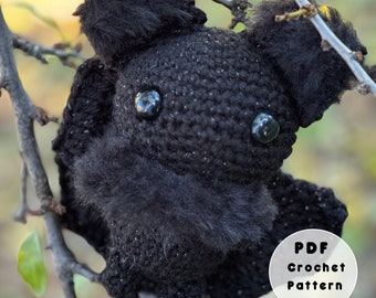 Crochet Bat Amigurumi Pattern – Halloween Plush Toy (PDF Pattern)