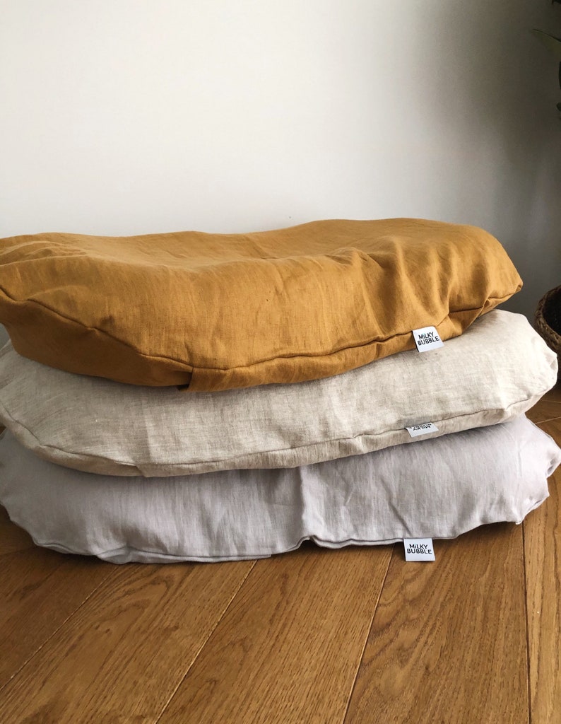 Natural Linen Baby Nest Baby Linen Lounger Newborn Lounger Etsy