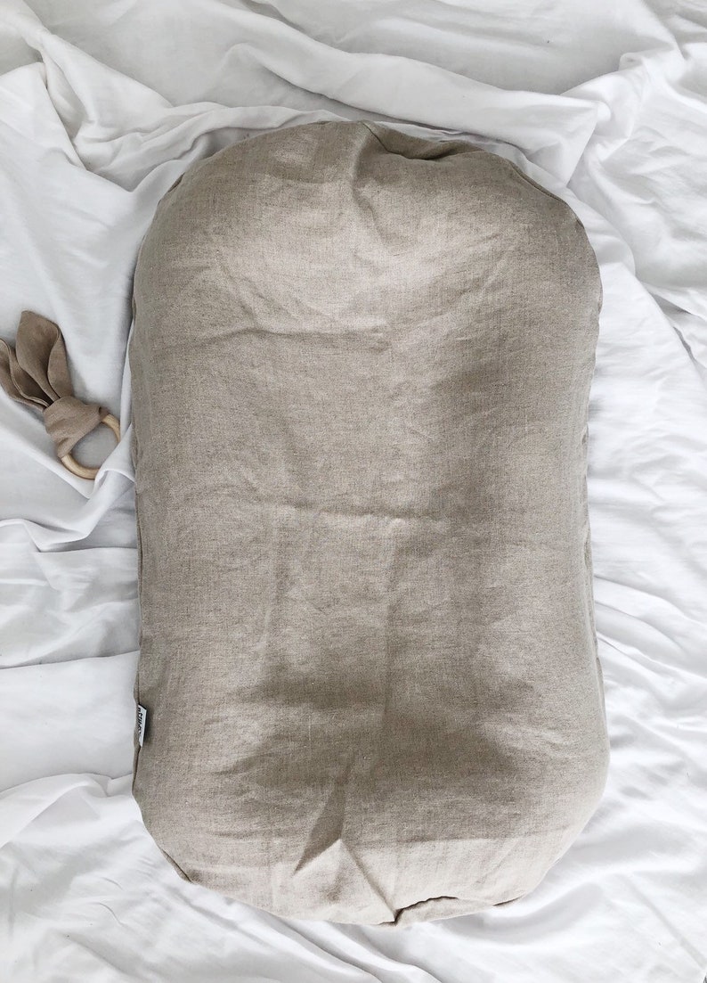 Natural Linen Baby Nest Baby Linen Lounger Newborn Lounger Etsy