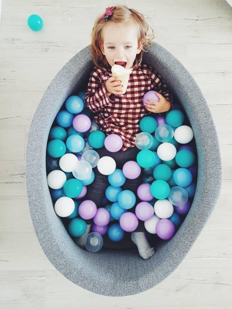 Ball pit 80x40cm-160 balls baby ball pit | Etsy