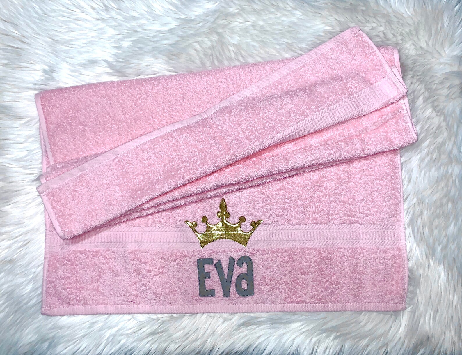 Personalized Bath Towels Personalized Princess Towel Etsy