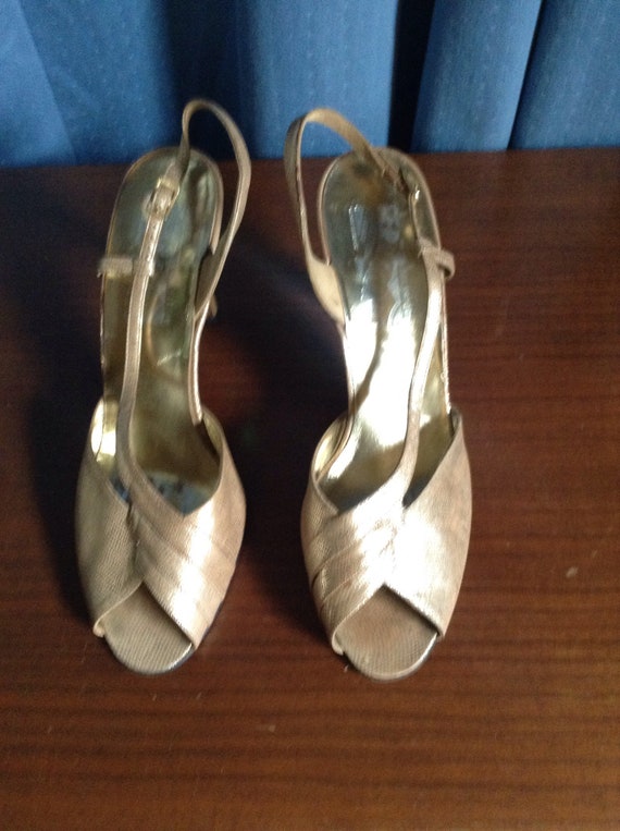 Vintage Ferragamo dancing shoes