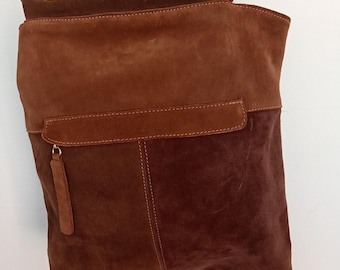 Vintage suede Spanish Hobo bag