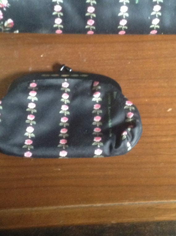 Vintage satin Karl Lagerfeld travel set Gem