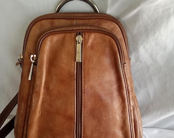 Vintage Valentino di Paolo Italian leather Backpack purse