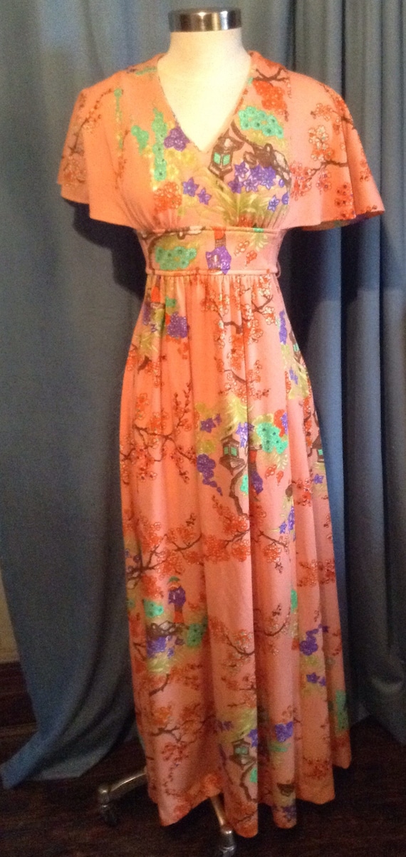 vintage maxi dress hippie - Gem