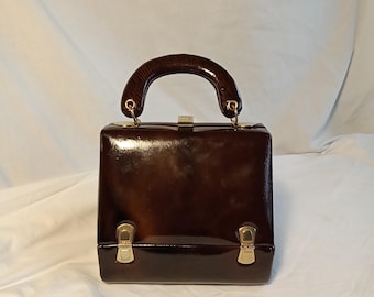 Vintage Tano of Madrid mini leather handbag