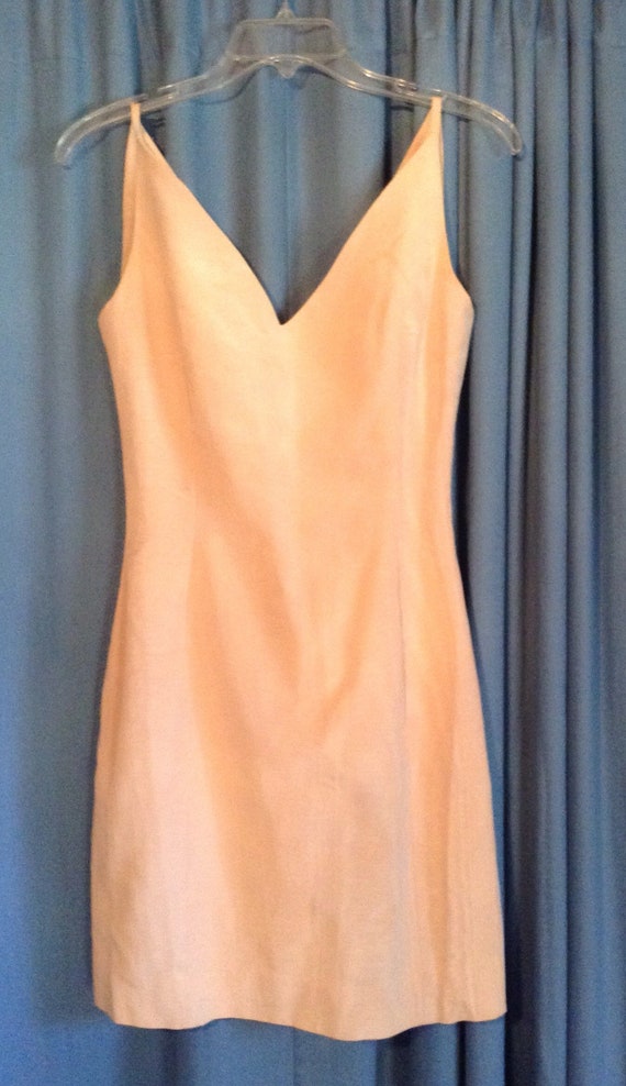 Vintage pastel pink sheath dress - image 2