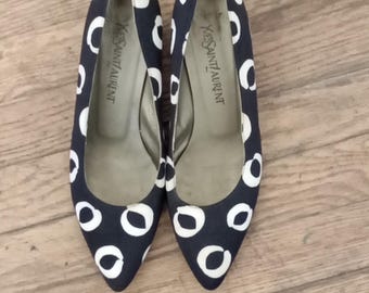 Vintage Yves Saint Laurent museum flats