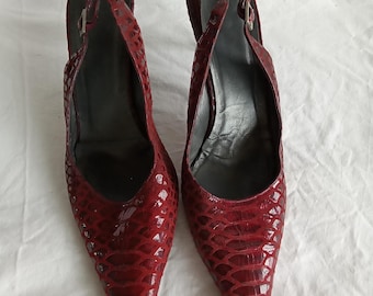 Vintage Stuart Weitzman sling back heels