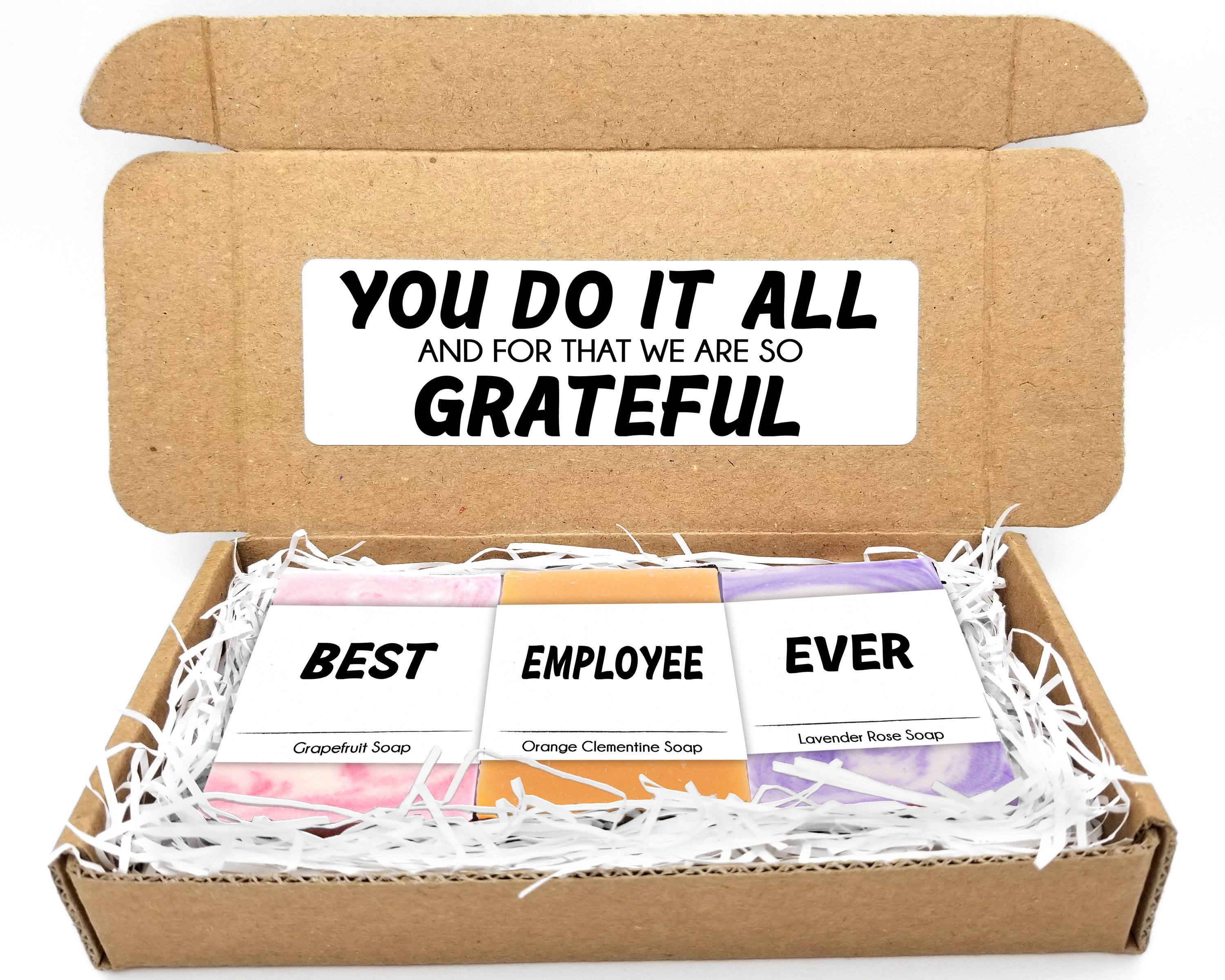 Staff Appreciation Gifts, Soap Gift Box, We Appreciate You Gift, Appreciation  Gifts Employees, Employee Gifts for Assistants,staff Thank You 