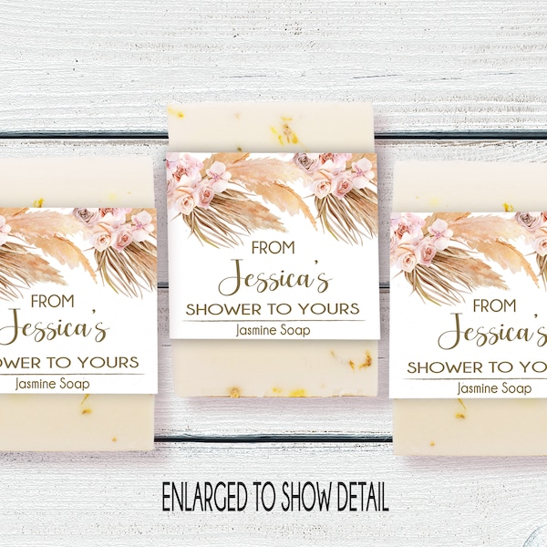 Pampas Grass Bridal Shower, Pampas Grass Baby Shower, Gender Neutral Baby Shower Favors, Bohemian Party Favors, Boho Bridal Shower Favors