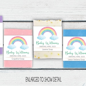 Pastel Rainbow Baby Shower Favors, mini rainbow party favors, rainbow theme baby shower favors, rainbow baby favors, rainbow and cloud party